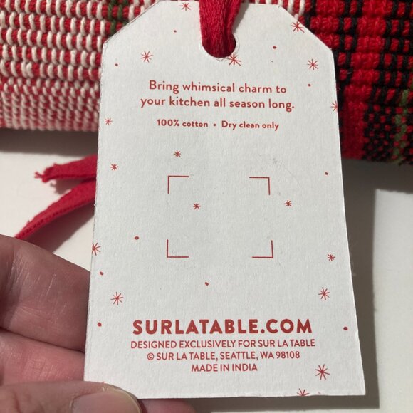 NWT Sur La Table Tartan Floor Rug 2x3 - Picture 3 of 5